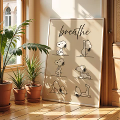 Cuadro Snoopy - Breathe - comprar online