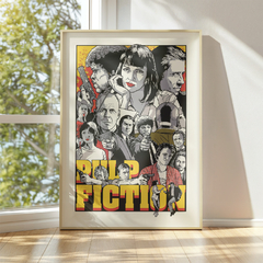 Set de 3 cuadros Quentin Tarantino - comprar online