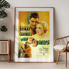 Cuadro The 39 Steps - Alfred Hitchcock - comprar online