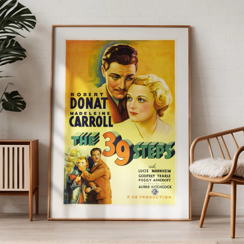 Cuadro The 39 Steps - Alfred Hitchcock - comprar online