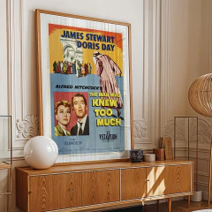 Cuadro Poster The Man Who Knew Too Much (1956) - Alfred Hitchcock - comprar online