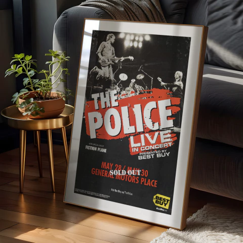 Cuadro Poster The Police - General Motors Place - comprar online