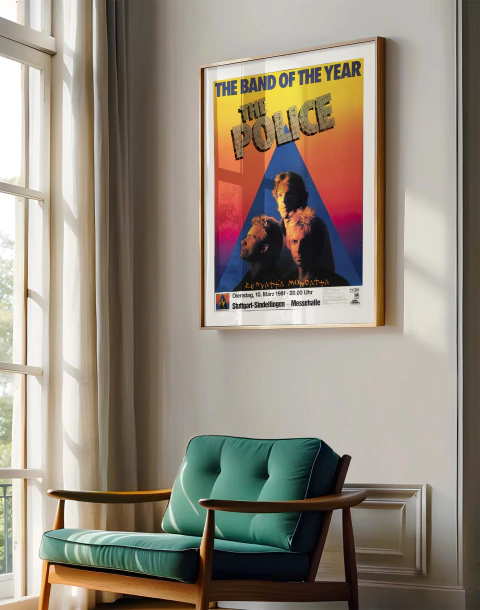 Cuadro Poster The Police - The Band of The Year - comprar online