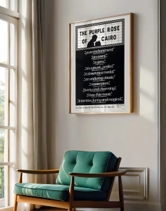 Cuadro The Purple Rose of Cairo - Woody Allen - comprar online