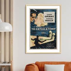 Cuadro Poster To Catch a Thief - Hitchcock