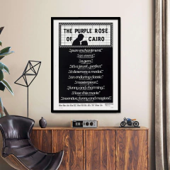 Cuadro Poster The Purple Rose of Cairo