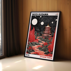 Set de 3 cuadros Yayoi Kusama Inspiracion 43/67/69 - Oz Cuadros Decorativos