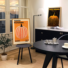 Set de 2 Cuadros Yayoi Kusama Pumpkins