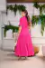 Vestido Midi Lase 100% Algodão Forrado Rosa - Florela - comprar online