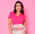 Blusa Feminina Social Gola V Pink - Carine