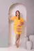 Vestido Blusado Amarelo - 50329AN - comprar online