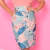 Saia Secretária Lápis Midi Estampada - Jasmim