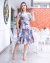 Vestido Godê Estampado Midi - Virginia na internet