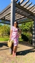 Vestido Peplum Estampa de Flores - Virtuosa Boutique • Moda Evangélica