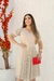 Vestido Godê Midi Tule - Vilma Bege na internet