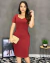 Vestido Tubinho Midi com Bolsos - Larissa - comprar online