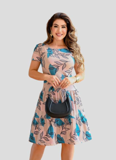 Vestido Duas Marias Estampado Evangélico - Suzan - comprar online