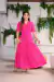 Vestido Midi Lase 100% Algodão Forrado Rosa - Florela