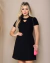 KIT 2 VESTIDOS - Vestido Nubia preto e marsala na internet