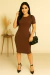 Vestido Tubinho Malha Midi 11 Cores Variadas - Tarsila