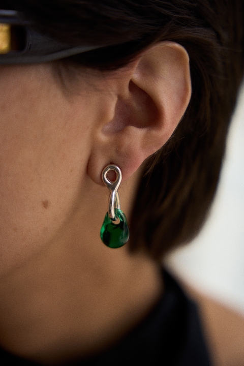 AROS •CARAMELO• PLATA COLORES