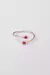 ANILLO •BRILLANTINA• PLATA - byjuno