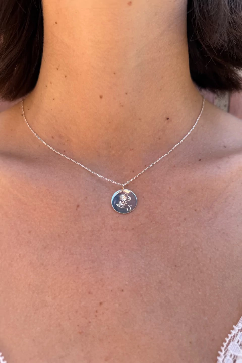 COLLAR •SOMOS ENERGÍA• PLATA - comprar online