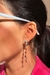 AROS •CONSTELACION• NARANJA Y FUCSIA PLATA - comprar online