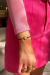 PULSERA •GRACIAS• NEGRA BRONCE