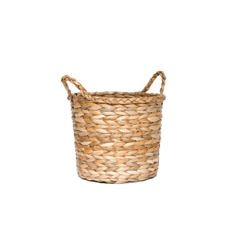 Cesto redondo com alças trançadas - comprar online