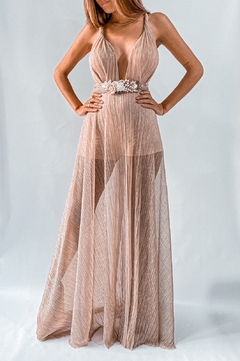 Vestido Mirror plisado - comprar online