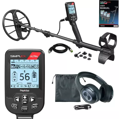Detector de metales Nokta Simplex Ultra WHP Sumergible 5m Bobina de 11´´ DD - comprar online