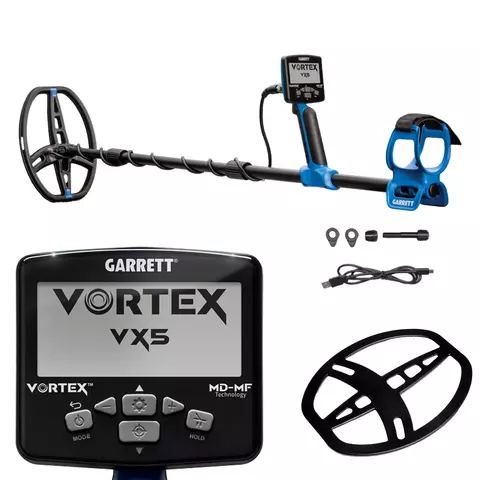 Garrett Vortex VX5 Detector de Metales Multifrecuenca Simultanes Sumergible