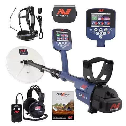 Detector de Metales Minelab GPZ 7000 profesional Máxima profundidad y efectividad Oro profundo