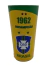 Copo Brasil com design comemorativo da Copa de 1962, destacando a frase "BICAMPEÃO" e o escudo da seleção brasileira.
