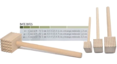 Bate Bife Nº 1 Mango Redondo Maderas Ferpa - comprar online