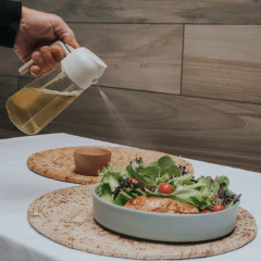 Aceitera Botella Pulverizadora Vertedora Vidrio 2 En 1 en internet