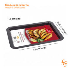 Bandeja Teflón Horno 42x28,5x1,8 Cm Axen - comprar online