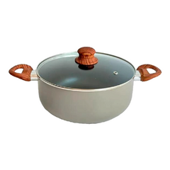 Batería De Cocina Areia Gris 5 Piezas Antiadherente Carol - tienda online