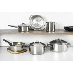 Imagen de Batería Cocina Acero 6 Piezas Solar Tramontina