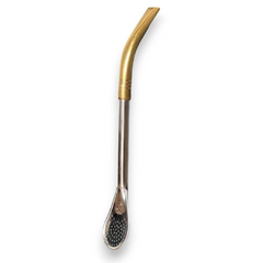 Bombilla Pico Loro Bronce Aluminio Malon