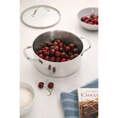 Cacerola Acero Inoxidable Con Tapa Una Tramontina - comprar online