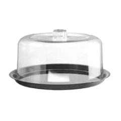 Campana redonda 30 cm cristal negra Yesi