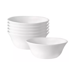 Compotera Opalina Vidrio Blanca 424502 Nadir X6 - Bazar Colucci