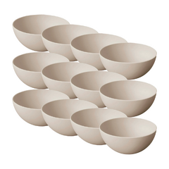 Compotera 11 Cm Plástico Fusion Carol Color Tiza x12