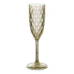 Copa Champagne Ámbar Glamour Acrílico Carol X6) en internet