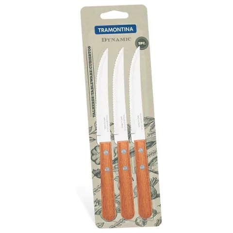Cuchillo Dynamic Blister x3 Tramontina