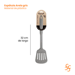Espátula Nylon Carol Areia Cocina Colores Color Gris en internet