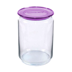 Frasco plano 1000 ml con tapa Purple lila Luminarc