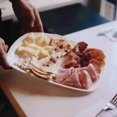 Set Platos Cuadrados Almuerzo Bowls Vidrio Opal Carol Set x16 - Bazar Colucci